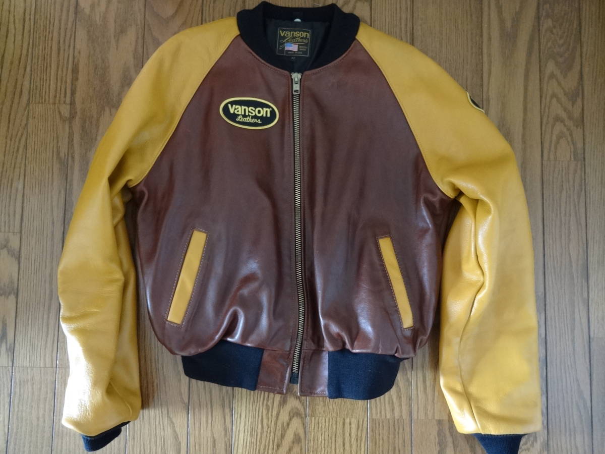 国内正規品 バンソン VANSON TJ ジャケット ブラック/ホワイト白黒