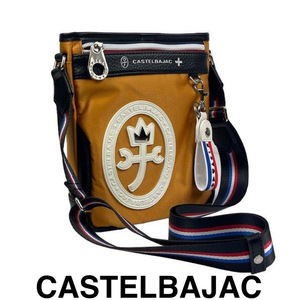 カステルバジャック　CASTELBAJAC　ミニショルダーバッグ　サブバッグ　肩掛けカバン　043111-1　オレンジ