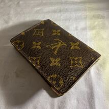 ▽【1円スタート】LOUIS VUITTON （ルイ ヴィトン）ポルト2カルトヴェルティカル パスケース 名刺入れ 定期入れ カードケース モノグラム _画像2