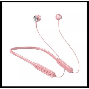 新製品 防水 スポーツ Bluetooth ワイヤレス 無線 イヤホン 桃