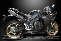 DELKEVIC スリップオンステンレスオーバルマフラー★YAMAHA YZFR1 2009-2014 350mm KIT0488_画像3