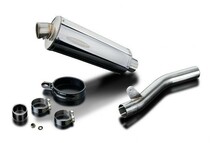 DELKEVIC スリップオンステンレスオーバルマフラー★SUZUKI GSXR1000 K1-K2 2001-2002 350mm KIT04BX_画像1