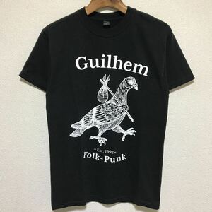 [即決古着]Guilhem/ギエム/Folk-Punk Tシャツ/バンドT/ブラック/M&O Gold製/Sサイズ