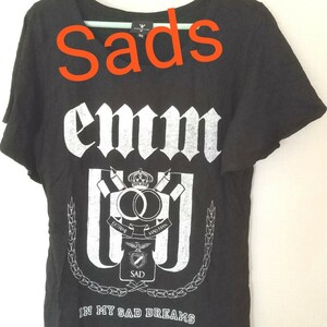 【超レア】Sads(清春・黒夢)【Tシャツワンピ】LIVE グッズ ★ティシャツ