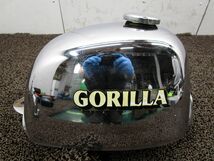 ゴリラ メッキガソリンタンク キャップ フューエルコック □r804！Z50J ホンダ 【 Z50JE 】 メッキ Gorilla 動画有_画像2