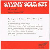 ●SAMMY SOUL SET / MOONTALK / BANANA DISEASE 1967 [HOLLAND 45 ORIGINAL 7inch シングル MOD R&B 試聴]_画像2