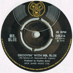 ●MR. BLOE / GROOVIN' WITH MR. BLOE [UK 45 ORIGINAL 7inch シングル レアグルーブ 試聴]