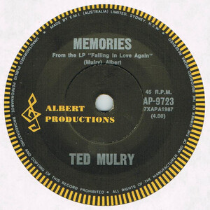 ●TED MULRY / REMEMBER ME [AUS 45 ORIGINAL 7inch シングル シタール サイケポップ 試聴]