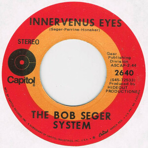 ●THE BOB SEGER SYSTEM / INNERVENUS EYES [US 45 ORIGINAL 7inch シングル サイケ ガレージ 試聴]