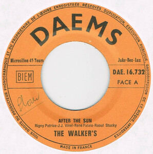 ●THE WALKER'S / AFTER THE SUN / JUST LIKE A SOUND [FRANCE 45 ORIGINAL 7inch シングル サイケ ガレージ 試聴]