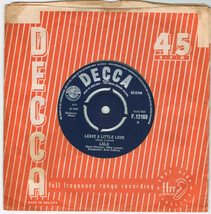 ●LULU / LEAVE A LITTLE LOVE [UK 45 ORIGINAL 7inch シングル ガールズ DECCA 試聴]_画像3