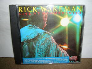 名手Rick Fenn等参加 名手Rick Wakeman 希少なライヴ盤「Live at Hammersmith」輸入盤中古。