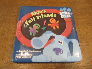 2211MK●洋書絵本「Blue's Felt Friends」1998/Simon Spotlight●Blue's Clues/ブルーズ・クルーズ/英語絵本