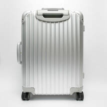 [美品] RIMOWA リモワ トパーズアルミニウム キャリーケース スーツケース TSAロック 32L 1〜3泊 四輪 シルバー 923.52.00.4_画像3