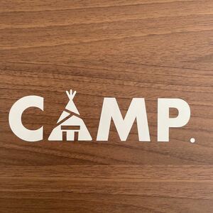 181.【送料無料】 CAMP カッティングステッカー キャンプ テント アウトドア 【新品】