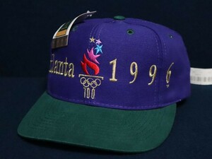 100周年記念大会 デッドストック USA企画 1996年 アトランタ五輪 OLYMPIC オリンピック 90s ビンテージ ツートン ベースボール キャップ //