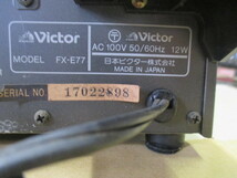 Victor/ビクターFX-E77 TV/FM/AM 　 チューナー　　　　（A）_画像6