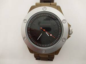 ◆◇中古品 KAMAWATCH　カーマウォッチ　カーキ　メンズ　T313-212◇◆