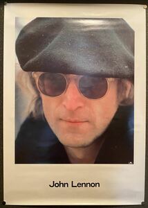 【当時物】ジョンレノン John Lennon ポスター B2サイズ 【非売品】①