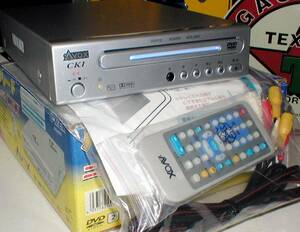 Avox ADS-300V Region-Free Small Size High Grade DVD Player 綺麗・動作OK！ 地域コード:0 小型 DVD/CDプレーヤー 海外ディスク視聴可！