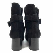 MANOLO BLAHNIK マノロブニク　ショートブーツ　ベルト　34 21.0cm レディース　黒　ブラック　靴　シューズ　レザー　本革_画像5