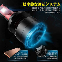 100W HB4 LED フォグ ANM/ZNM10系 アイシス 前期 2個セット 12V 20000ルーメン 6000ケルビン_画像4