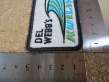 70s DEL WEBB'S KUILIMA HAWAII Oahuハワイ刺繍ワッペン/AリゾートSURFアロハ旅行アメリカUSAパッチSURF海サーフpatches旅スーベニア D2_画像9