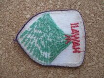 80s ハワイ HAWAII 火山 ビンテージ刺繍ワッペン/patches溶岩Voygerキラウエア火山 観光お土産アロハ旅行アメリカUSAパッチSURF D2_画像5