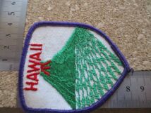 80s ハワイ HAWAII 火山 ビンテージ刺繍ワッペン/patches溶岩Voygerキラウエア火山 観光お土産アロハ旅行アメリカUSAパッチSURF D2_画像9