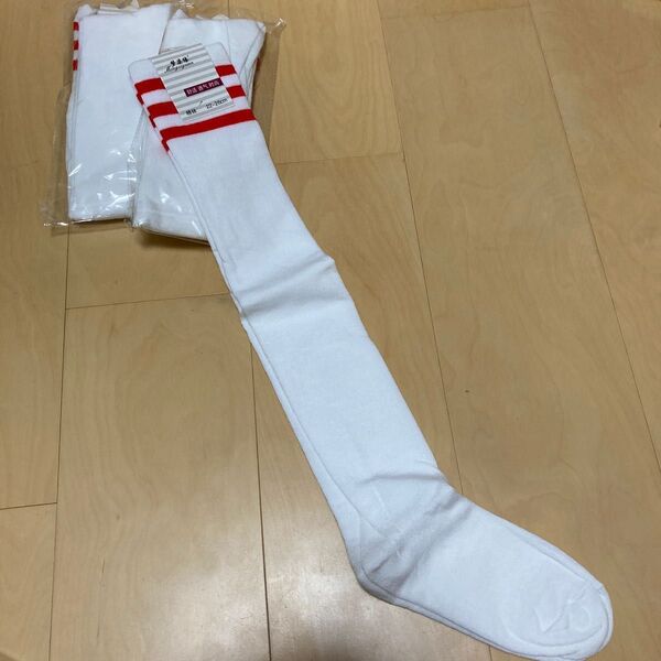 ハイソックス 3足 22-26cm ロング丈