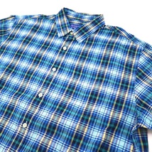 PENDLETON 半袖チェックシャツ XL ブルー ビッグサイズ_画像4