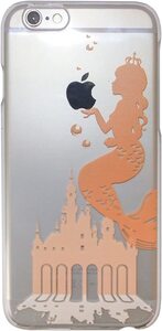 スマホケースiPhone8 / iPhone7 アップル マーク アップルロゴ apple クリアケース Mermaid スマホカバー 携帯カバー ［ＺＩ：Ｌ］(ジール)