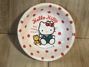 新品　未開封　当時物　Sanrio サンリオ　Hello kitty ハローキティ　vintage retoro 古い　昔の　昭和レトロ　お皿