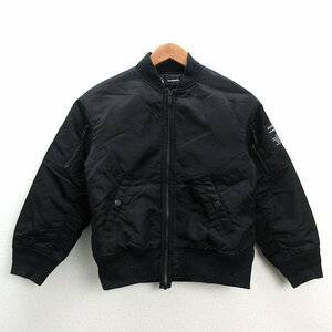 y# undercover ×GU MA-1 flight jacket # black [ 150 ]KIDS Junior /132[ used ]