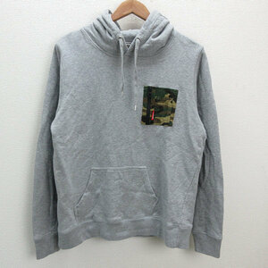 s# Vision /VISION STREET WEAR sweat ground Parker [XL] ash /MENS/73[ used ]