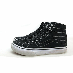 s#[24cm] Vans /VANS - ikatto спортивные туфли парусина земля # чёрный /LADIES направление /26[ б/у ]