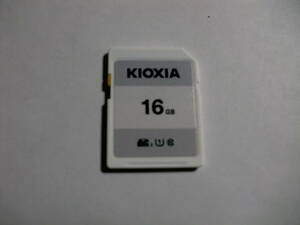 16GB　KIOXIA　SDHCカード　フォーマット済み　SDカード　メモリーカード