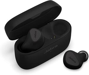  новый товар * бесплатная доставка *Jabra Elite 5 совершенно беспроводной слуховай аппарат титан черный шум отмена кольцо установка Amazon Alexa 100-99181000-40