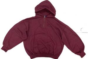 90 -е годы Ральф Лорен Ральф Лорен Половина Zip Pullover Parker Burgundy L