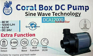 ★【 2024年 最新型 最上位機種 】 高耐久型 CoralBox アクアリウム 省エネ DCポンプ DCA12000 ウェーブ機能 水位センサー 付 保証有送料込