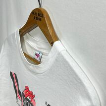 ■ 90s 90年代 ビンテージ USA製 Lifesigns BOY SCOUTS OF AMERICA プリント Tシャツ ホワイト サイズM ボーイスカウト アメカジ ■_画像2