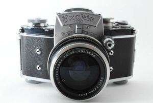 ※現状品 Ihagee Exakta VX / Carl Zeiss Flektogon 35mm F2.8 フィルムカメラ /イハゲー/エキザクタ/フレクトゴン/カールツァイス #089957