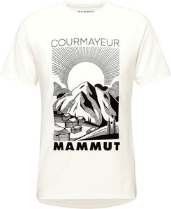 Mammut マムート Mountain Tシャツ Mサイズ 白 ホワイト UPF 50+ UV 紫外線 半袖