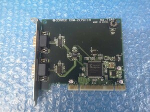 [S1914] CONTEC COM-2(PCI)H 動作保証