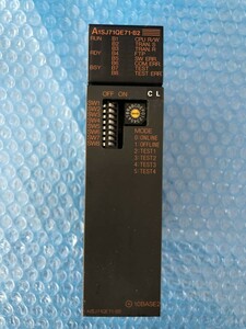 [CK8585] MITSUBISHI 三菱電機 A1SJ71QE71-B2 Ethernetインタフェースユニット シーケンサ 動作保証