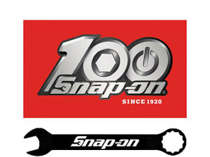 Snap-on（スナップオン）100周年記念 ロゴ ステッカー「100th RED DECAL」