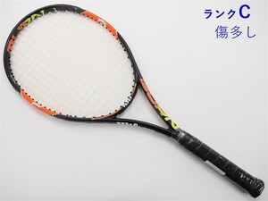 中古 テニスラケット ウィルソン バーン 100 2015年モデル【一部グロメット割れ有り】 (G2)WILSON BURN 100 2015