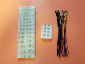  electron construction. basis bread board + bread board for electric wire 