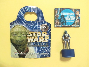 PEPSI колпачок для бутылки коллекция Star * War zEP2 16. JANGO FETT Jean go*feto