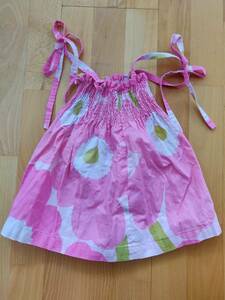 marimekko マリメッコ KIDS 子供服 ウニッコ　ピンク　ワンピース　３－４歳